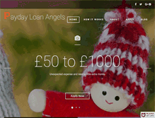 Tablet Screenshot of paydayloanangels.co.uk